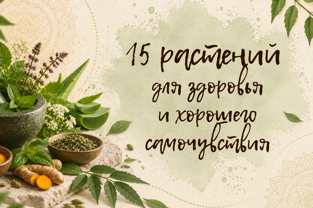 Травы в аюрведе: 15 растений для здоровья и хорошего самочувствия Травы в аюрведе: 15 растений для здоровья и хорошего самочувствия