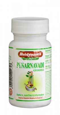 Пунарнавади Гуггул, Бадьянатх (Punarnavadi Guggul, Baidyanath), 80 таблеток
