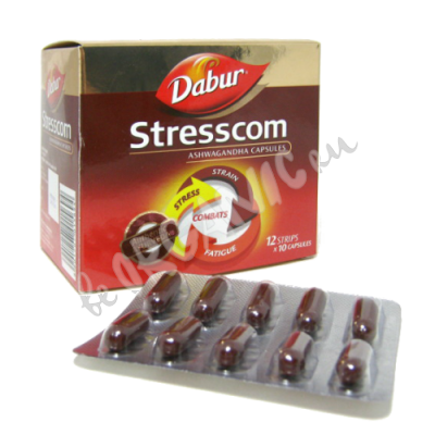 Стресском Dabur Stresscom (Ашвагандха), 120 капс