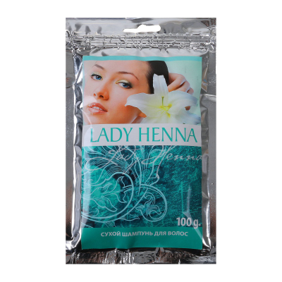 Сухой шампунь для волос, Леди Хенна (Lady Henna) 100г
