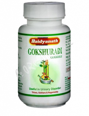 Гокшуради Гуггул, Бадьянах (Gokshuradi, Baidyanath), 80 таблеток