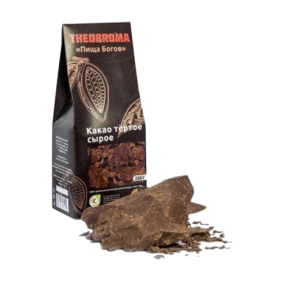 Какао тертое сырое Theobroma "Пища Богов", 250 г