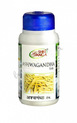Ашвагандха Шри Ганга, Ashwagandha, Shri Ganga, 120 таблеток